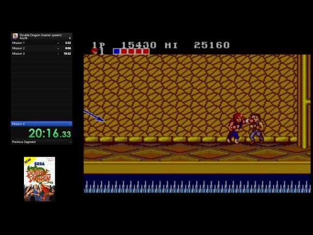 Double Dragon - Master System practice