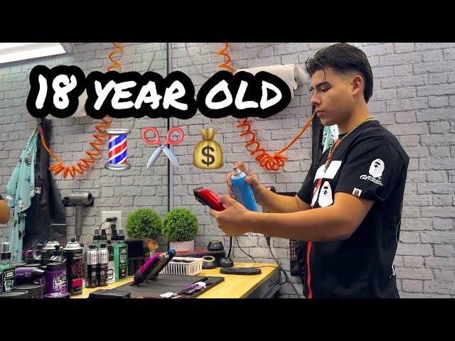 Day in the life of a 18 year old barber