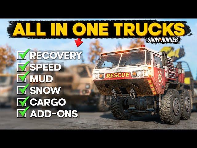 5 Trucks That can Do All things in SnowRunner You Must Need in Game