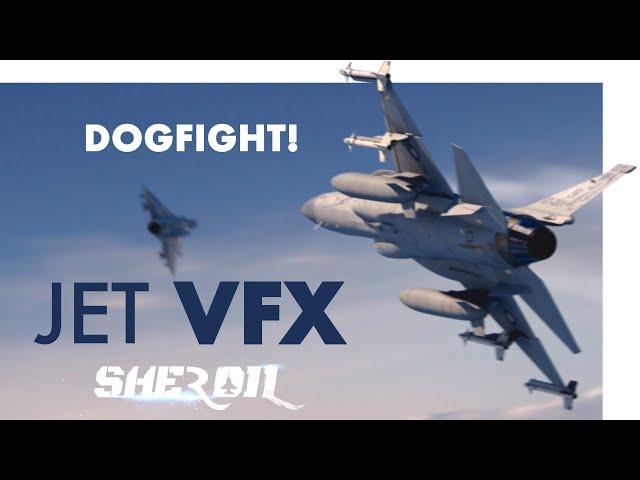 Jet VFX: JF-17 Dogfight scene from Sherdil