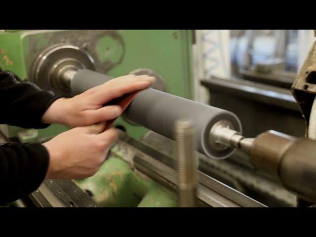 How to repair rubber rollers - Westland graphics cylinders (sent by customer)