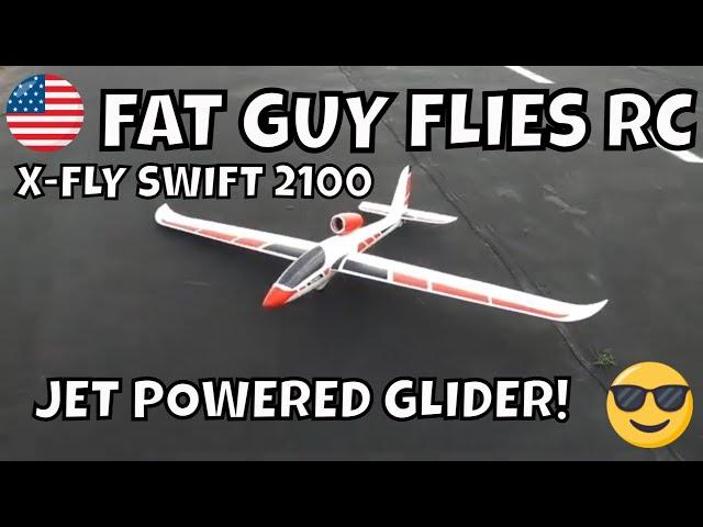 X-FLY SWIFT 2100 EDF POWER GLIDER HAT CAM VIDEO by Fat Guy Flies RC