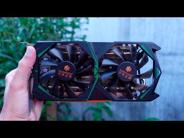 CHEGOU! GTX 1070 8GB Huananzhi - Unboxing e Testes Placa Exclusiva no AliExpress