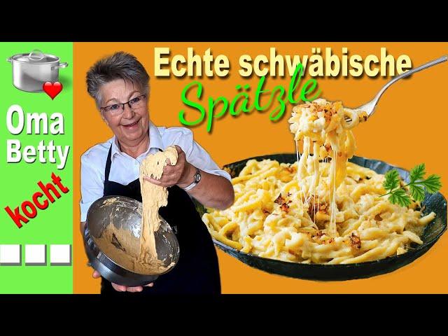 Echte schwäbische Spätzle/ Käsespätzle/ einfach selber machen