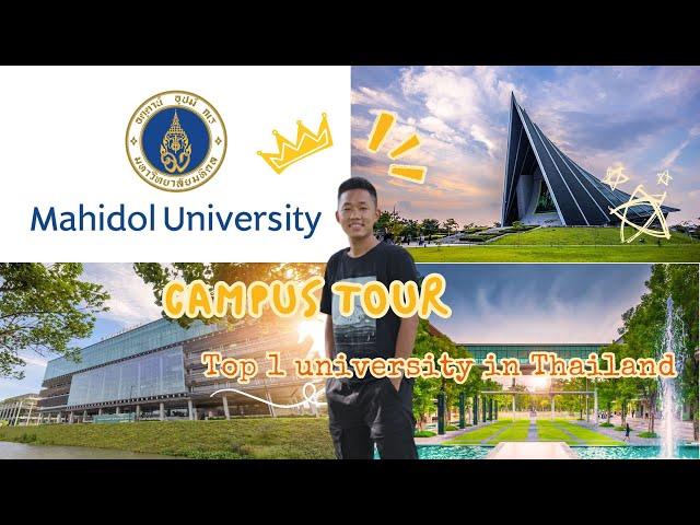 Mahidol University Campus Tour and Scholarship information sharing by MU student