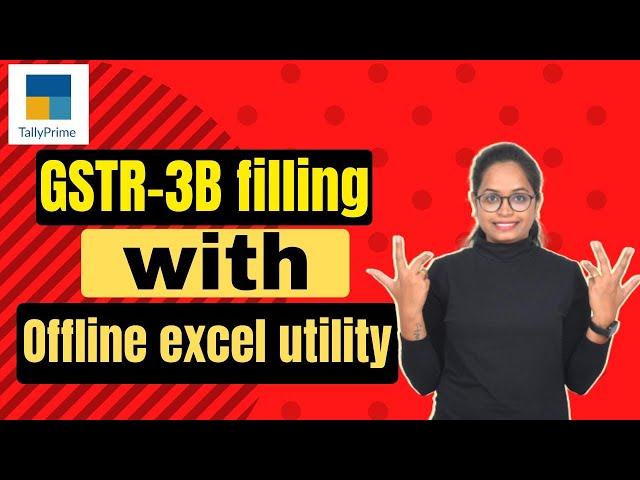 GSTR 3B return through offline utility  in hindi | How to prepare JSON for GST Return Filing