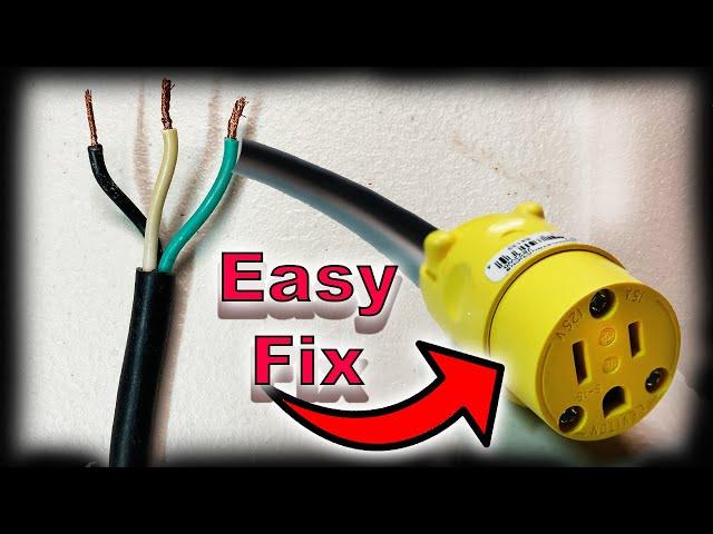 How To Fix An Extension Cord - Easy DIY Repair