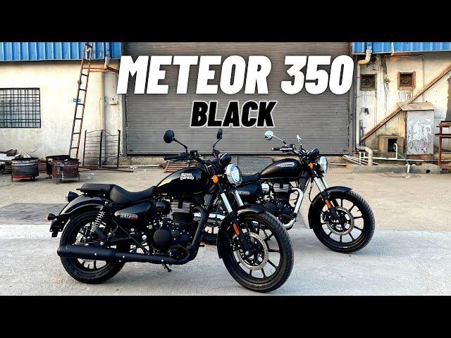 2024 Royal Enfield Meteor 350 - Fireball Black vs Stellar Black