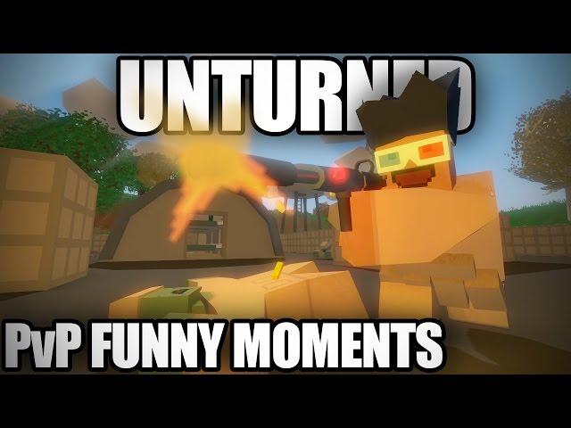 Unturned: PEI PvP Funny Moments w/ Qaswasred