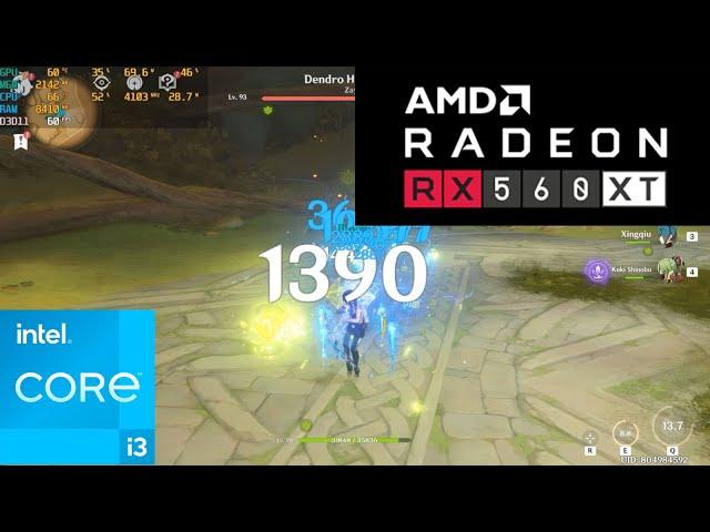 Genshin Impact - RX 560 XT 4GB (1080p) Gameplay