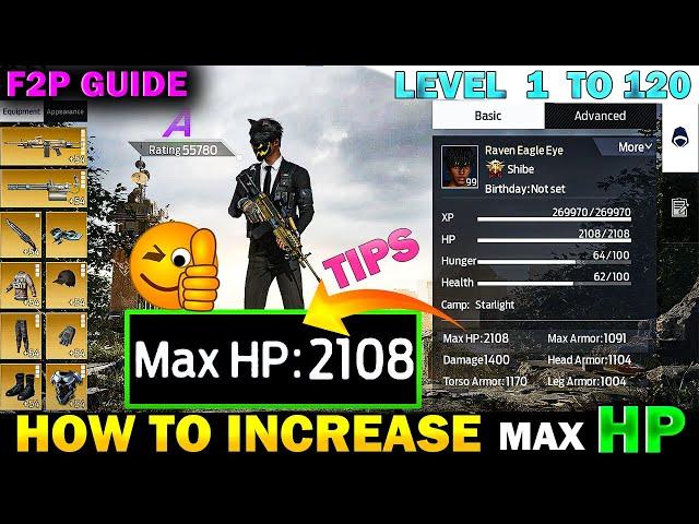 Undawn How To Increase Your Max HP | undawn increase hp | Undawn Level 100 Max  Hp | undawn lvl 100