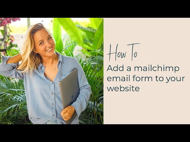 How to add an your Mailchimp email opt-in to a Wordpress website (divi)