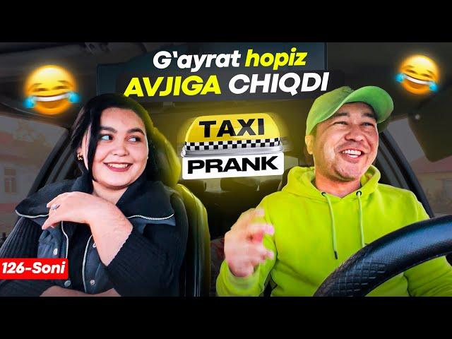 Taksida prank 126-soni Ovozimni eshitib qiz tugab qoldi