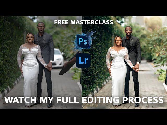 COLOUR GRADE AND RETOUCH THIS PREWEDDING SESSION WITH MAGIC/PHOTOSHOP TUTORIAL