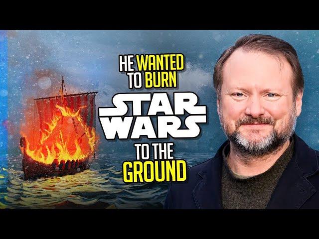 Rian Johnson wanted THE LAST JEDI to be a viking funeral for STAR WARS, succeeded all to well