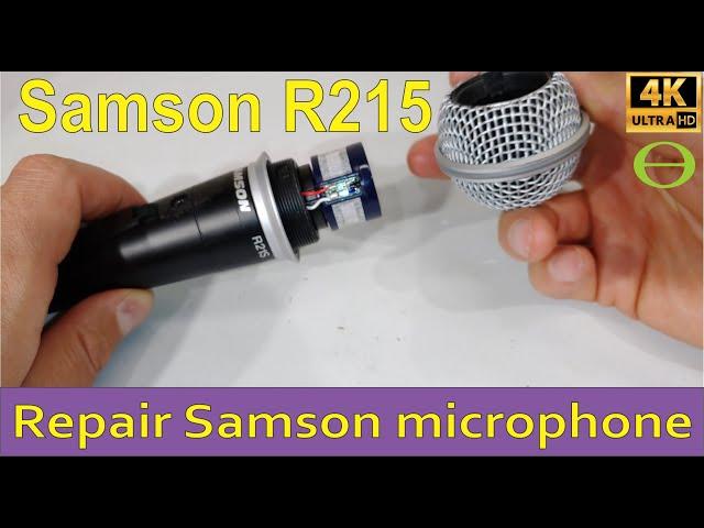 How to repair a Samson R21S microphone