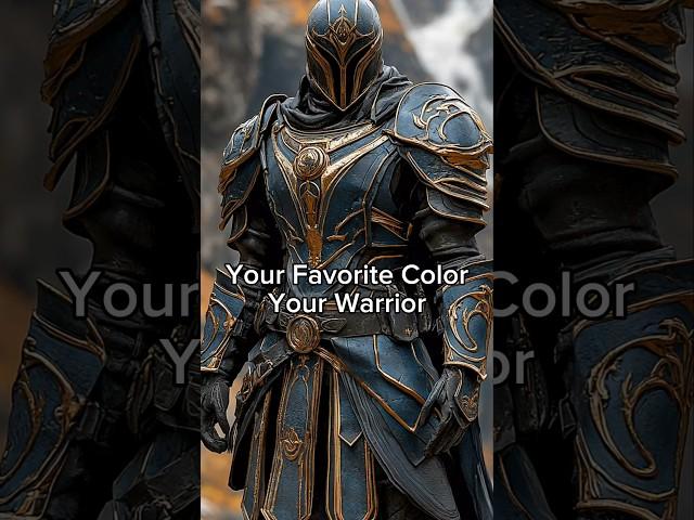 Your Favorite Color Your Warrior | Ai Generated #aiwithcapcut