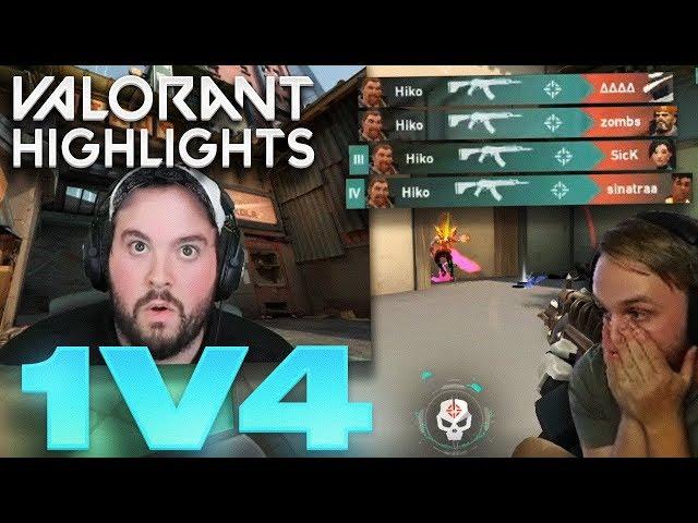 "OH MY GOD DUDE!" Winning Impossible Rounds | Valorant Closed Beta Stream Highlights