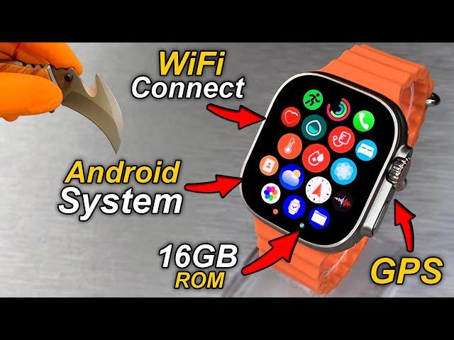 DT Ultra 2 Android SmartWatch With GPS & WiFi️2GB RAM + 16GB ROM + Dual System️