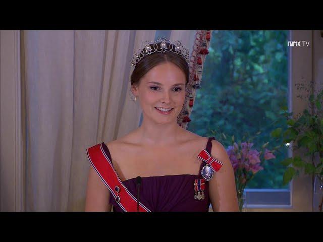 Royal banquet for Princess Ingrid Alexandra of Norway's 18 year birthday