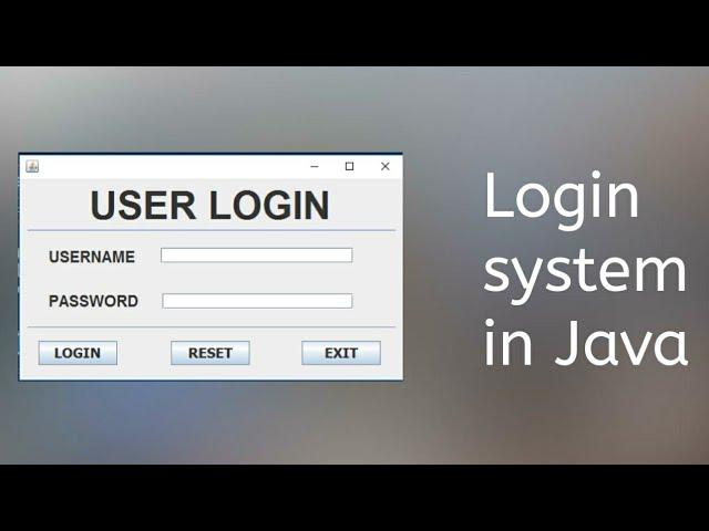 Login Program in Java using Eclipse | Tech Projects