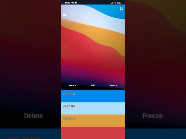 Color Picker (Android)  - Usual use case