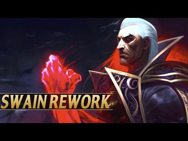 SWAIN REWORK 2024 NEW ABILITIES CHANGES PREVIEW - League of Legends