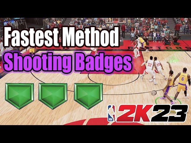 NBA 2K23 Fastest Shooting Badge Method to do with Badge Glitch!