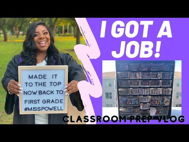 I ACCEPTED A TEACHING JOB! | DIY Teacher Toolbox | Classroom Prep | First Year Teacher Vlog