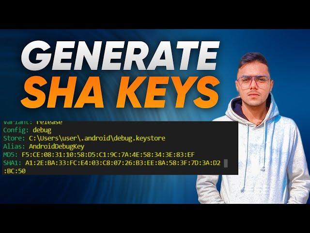 How to Generate Flutter SHA Key | Flutter SHA 1 key and SHA 256 Key