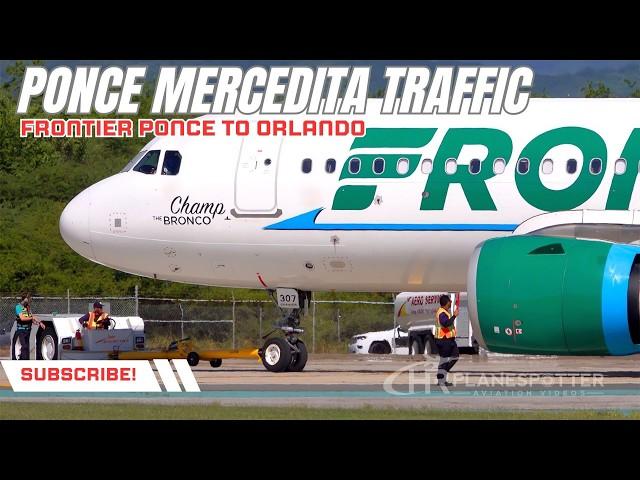 From Ponce to the World: Frontier A320neo Takes Off from Mercedita Airport