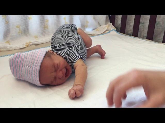 Tummy Time - Less than 3 days old!