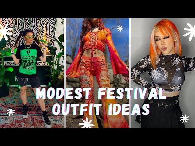 Modest Rave & Festival Outfit Ideas!