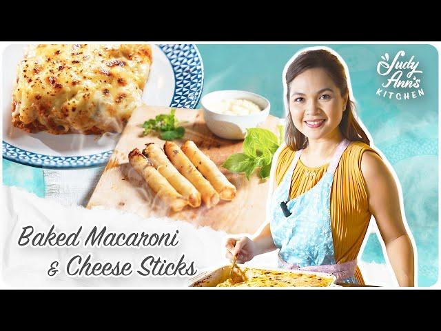 Baked Macaroni and Cheese Sticks | Judy Ann's Kitchen