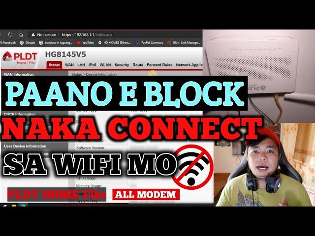 I-BLOCK NATIN ANG NAKA-CONNECT SA WIFI MO | PLDT HOME FIBER 2023 update