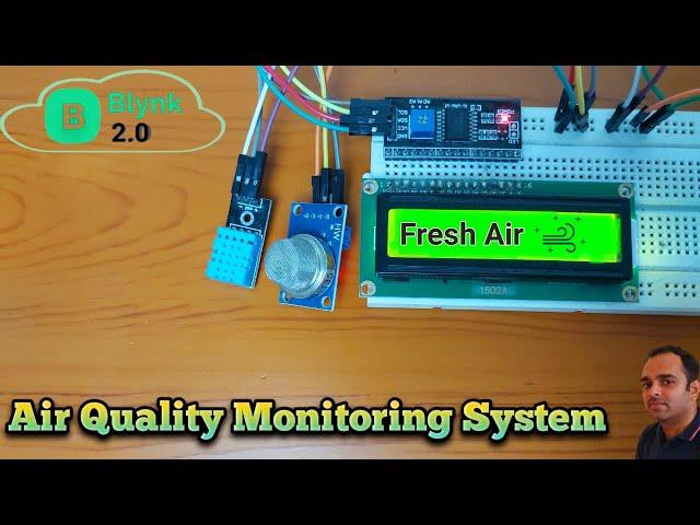 How to Monitor Air Quality | Air Quality Monitoring System | ESP8266 | Blynk IOT Projects