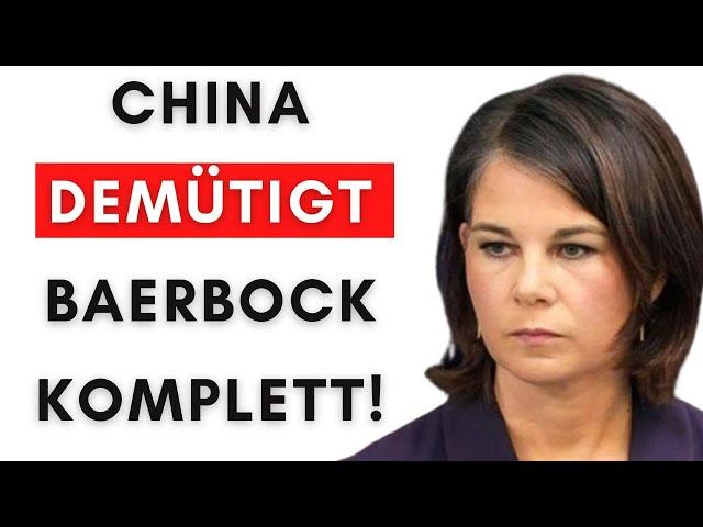 China nennt Baerbock rechtsextrem & kappt diplomatische Beziehungen!
