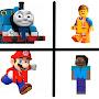Thomas, Lego , Mario and Minecraft
