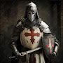 Real crusader warrior