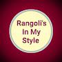 Mini Rangoli's and Mini Cooking In my style