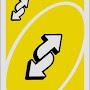 The Yellow Uno Reverse card