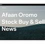 Oromo News update stocks tutorial