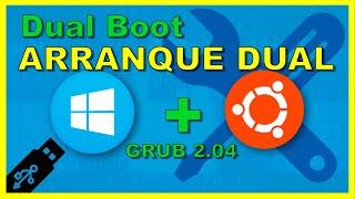 ️ Como hacer ARRANQUE DUAL con WINDOWS 10 y LINUX [DUAL BOOT] + Modificación orden GRUB 2.04