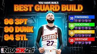 BEST GUARD BUILD IN NBA 2K25! Best ALL-AROUND GUARD BUILD! Best Build NBA 2K25!