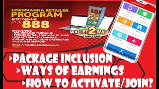 Load Manna Retailer Program: Package Inclusion | Ways to Earn | How to Activate | Dashboard Tour