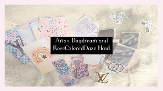 Planner Haul | Aria's Daydream and Rose Colored Daze | Ana Jolene Printables