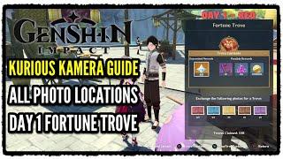 Genshin Impact Kurious Kamera Quest Guide All Photo Locations for Fortune Trove Content (DAY 1 RED)