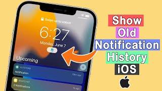 How to See Old Notification on iOS | Show History Notification iPhone