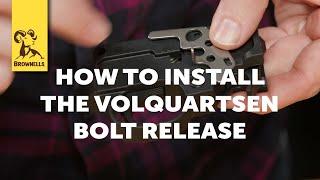 Quick Tip: How to Install The Volquartsen Bolt Release