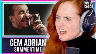 WOW! Amazing Turkish Singer! | Cem Adrian - Summertime | Vocal Coach Reacts & Analysis